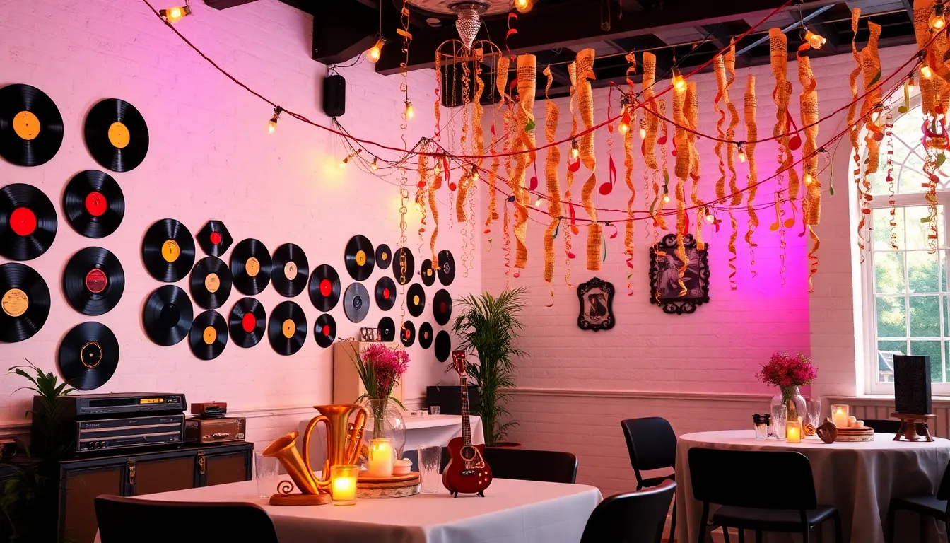 25 Music Themed Bridal Shower Ideas That'll Have Guests Singing All Night 2 25 Music Themed Bridal Shower Ideas That'll Have Guests Singing All Night 1