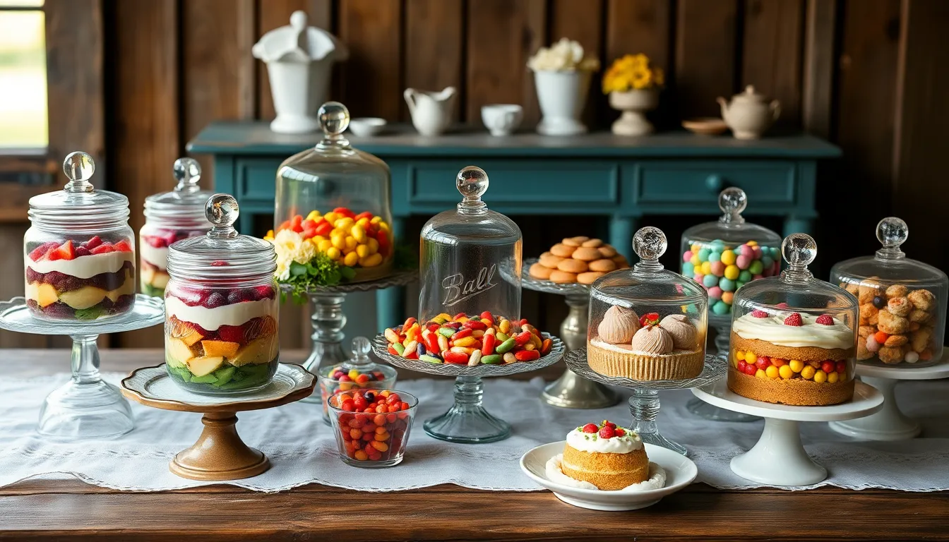 35 Rustic Wedding Dessert Table Ideas That'll Make Your Guests Swoon 2 35 Rustic Wedding Dessert Table Ideas That'll Make Your Guests Swoon 1