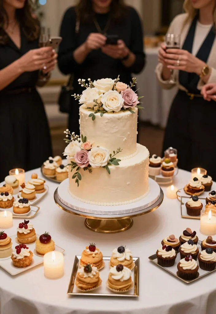 10 20th Anniversary Party Ideas to Celebrate Two Decades of Love - 9. An Enchanted Cake Table 1