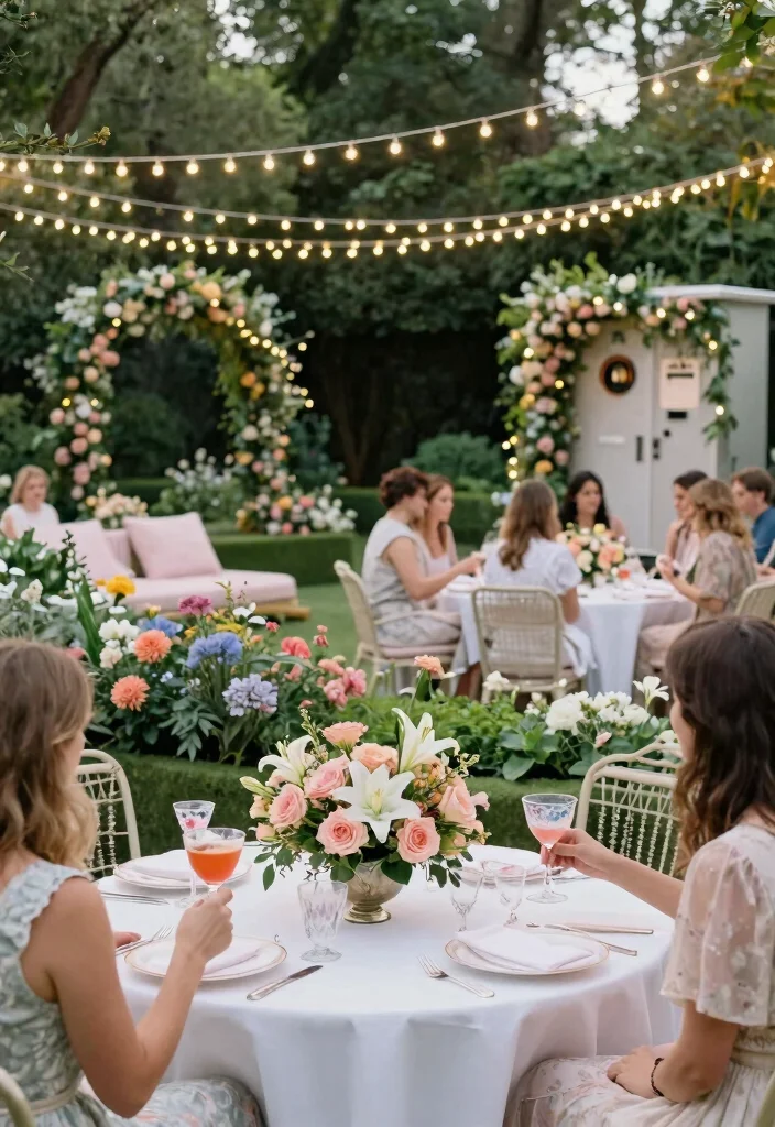 10 30th Anniversary Party Ideas for a Meaningful Celebration - 2. Romantic Garden Party 1
