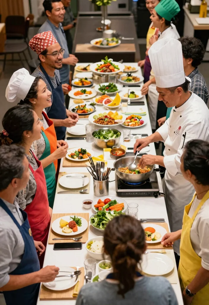 10 30th Anniversary Party Ideas for a Meaningful Celebration - 9. Interactive Cooking Class 1