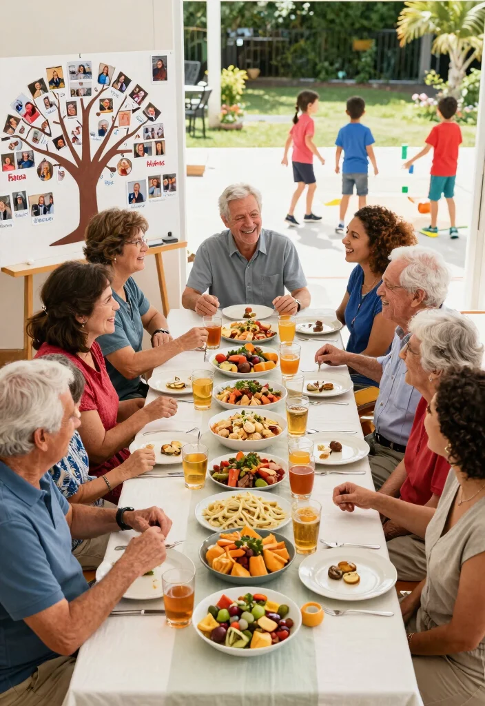 10 60th Anniversary Party Ideas That Honor a Lifetime of Love - 3. Family Reunion Vibes 1