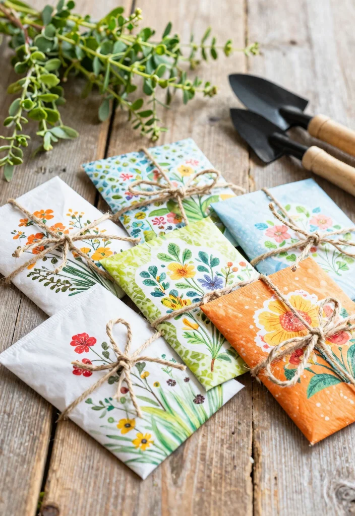 10 Bridal Shower Favors Ideas Guests Will Actually Love - 3. Seed Packets for Wildflowers 1