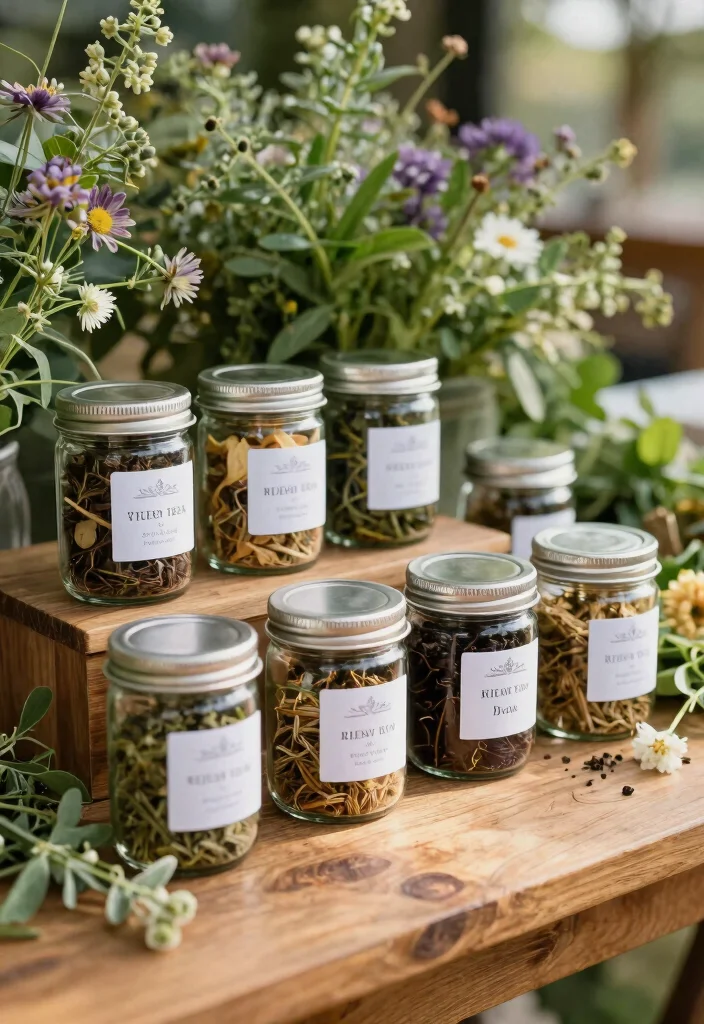 10 Bridal Shower Favors Ideas Guests Will Actually Love - 7. Custom Tea Blends 1