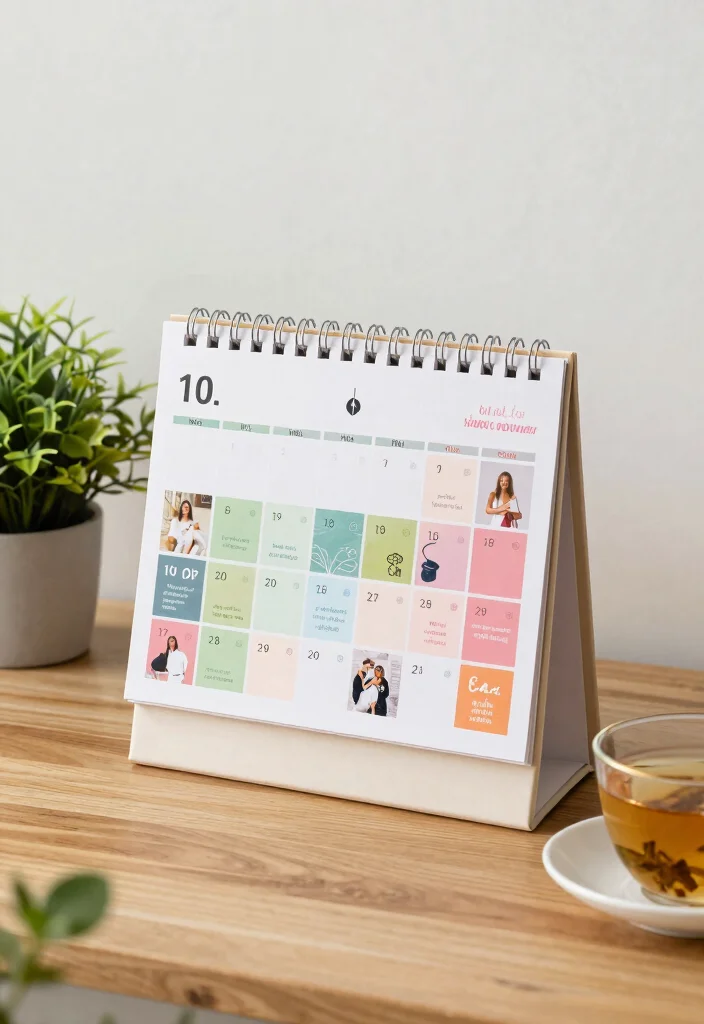 10 Bridal Shower Prize Ideas That Are Fun, Affordable, and Easy - 10. A Personalized Eco-Friendly Calendar 1