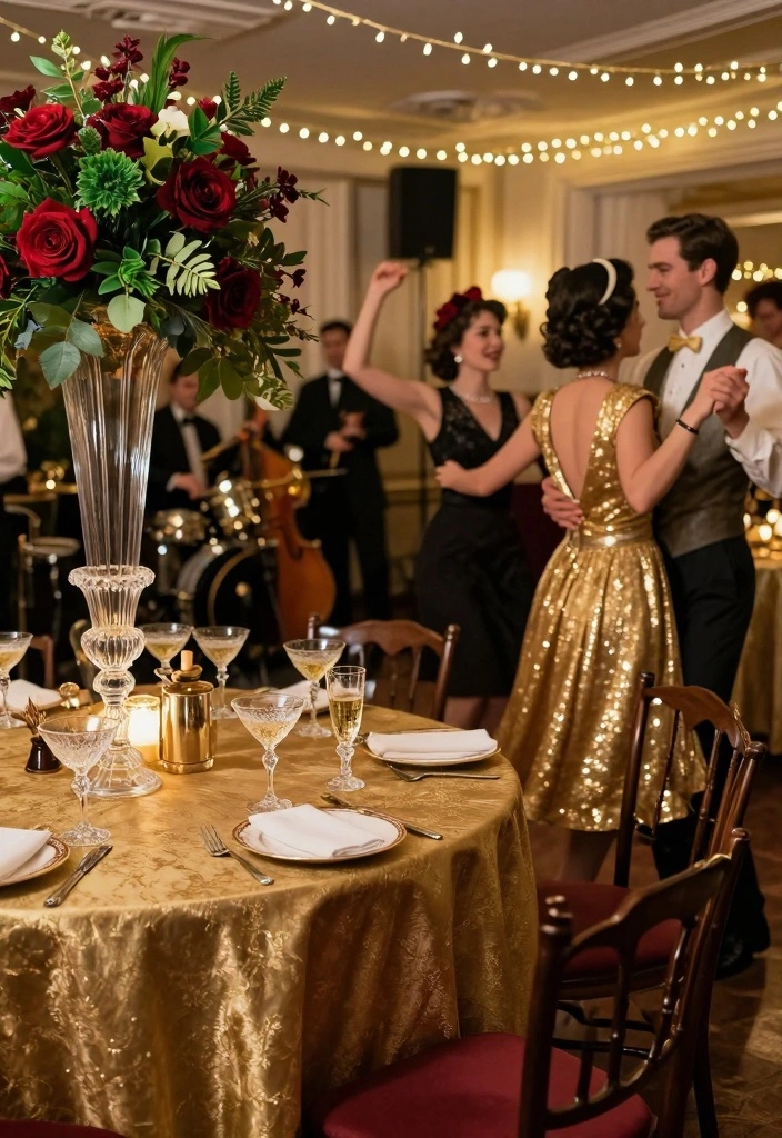 10 Elegant and Memorable 40th Anniversary Party Ideas - 1. Vintage Glamour Theme 1