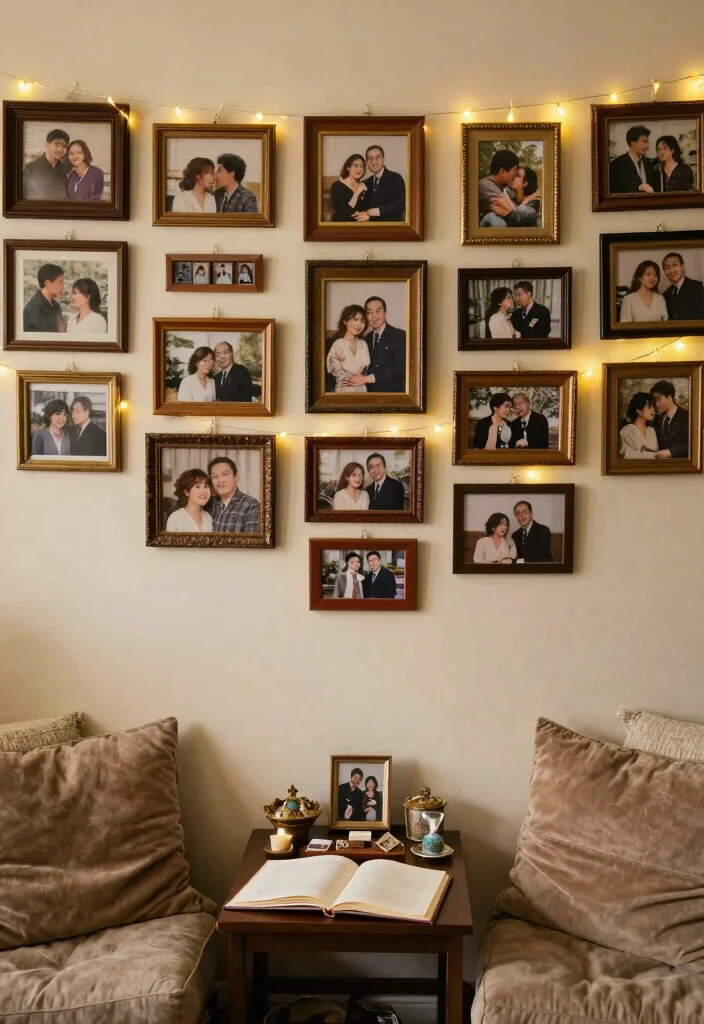 10 Elegant and Memorable 40th Anniversary Party Ideas - 2. Nostalgic Memory Lane 1