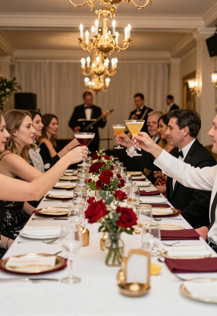 10 Elegant and Memorable 40th Anniversary Party Ideas - 6. Romantic Black Tie Affair 1