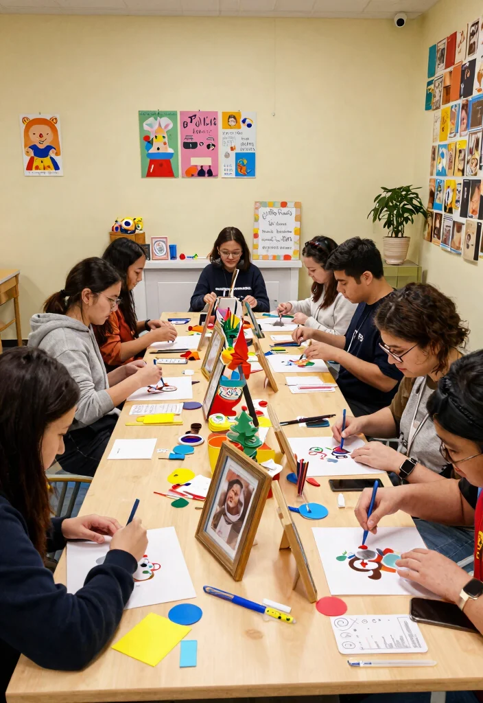 10 Elegant and Memorable 40th Anniversary Party Ideas - 9. Interactive Craft Station 1