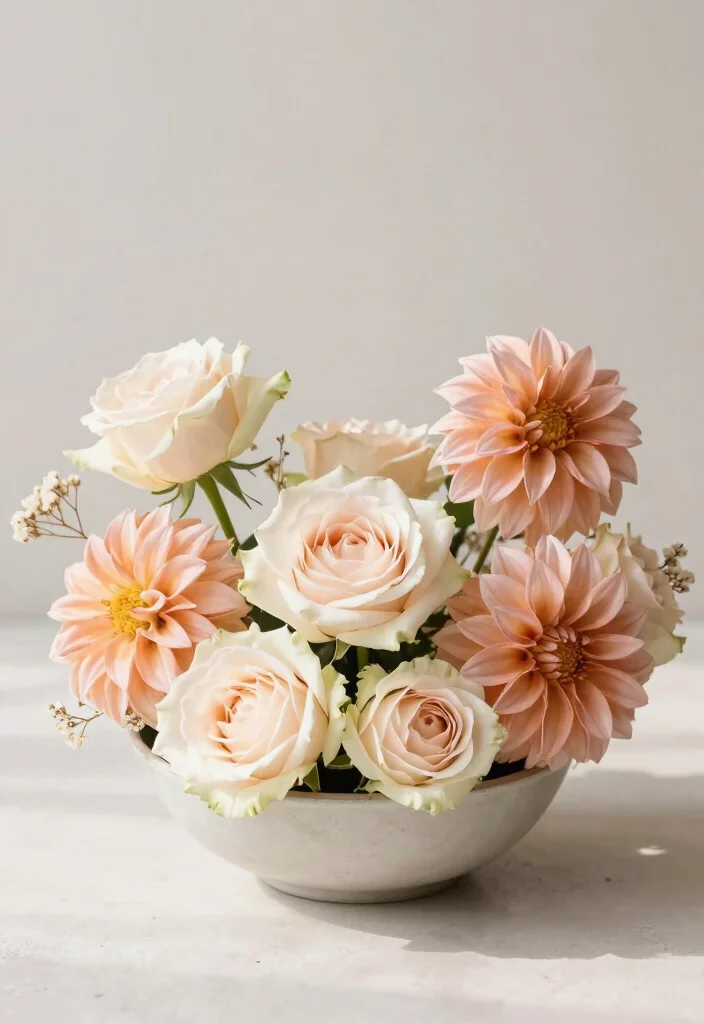 10 Haldi Plate Decoration Ideas Using Flowers and Bright Colors - 3. Pastel Perfection 1