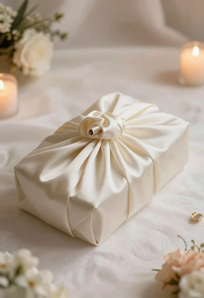 10 Nikkah Pen Decoration Ideas That Feel Elegant and Meaningful - 6. Elegant Fabrics 1