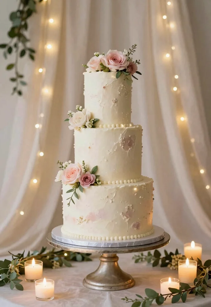 10 Small Wedding Cake Ideas Perfect for Intimate Celebrations - 2. Mini Tiered Cake 1