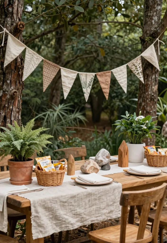 12 Boho Bridal Shower Ideas with Soft Colors and Natural Touches - 3. Eco-Friendly Decor 1