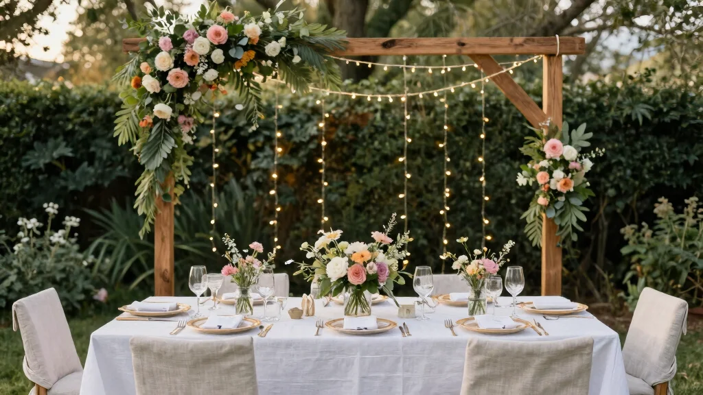 12 Bridal Shower Backdrop Ideas That Look Beautiful in Photos