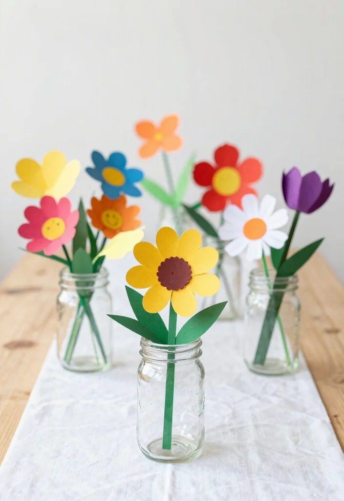 12 Bridal Shower Centerpiece Ideas That Are Easy and Elegant - 4. Recycled Paper Flowers 1