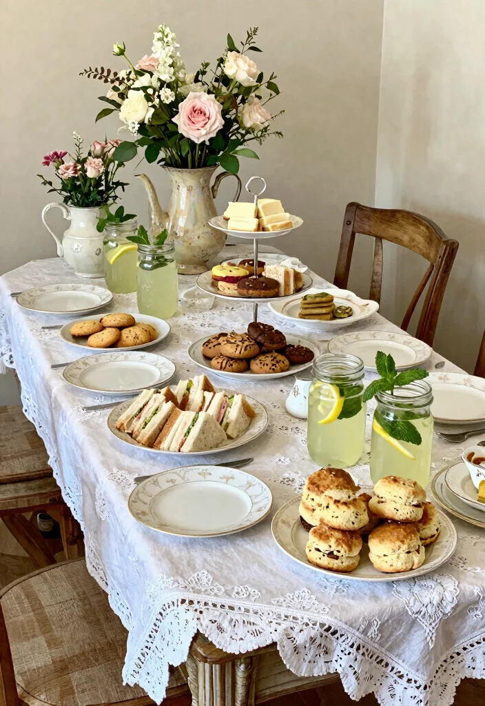 12 Bridal Shower Outdoor Ideas for a Fresh Open Air Celebration - 5. Vintage Charm Celebration 1