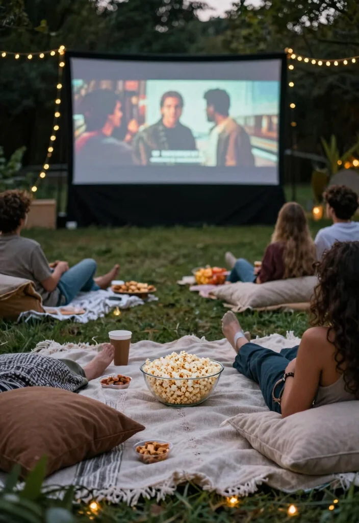 12 Brides Party Ideas for a Stylish Pre Wedding Celebration - 8. Eco-Friendly Movie Night 1
