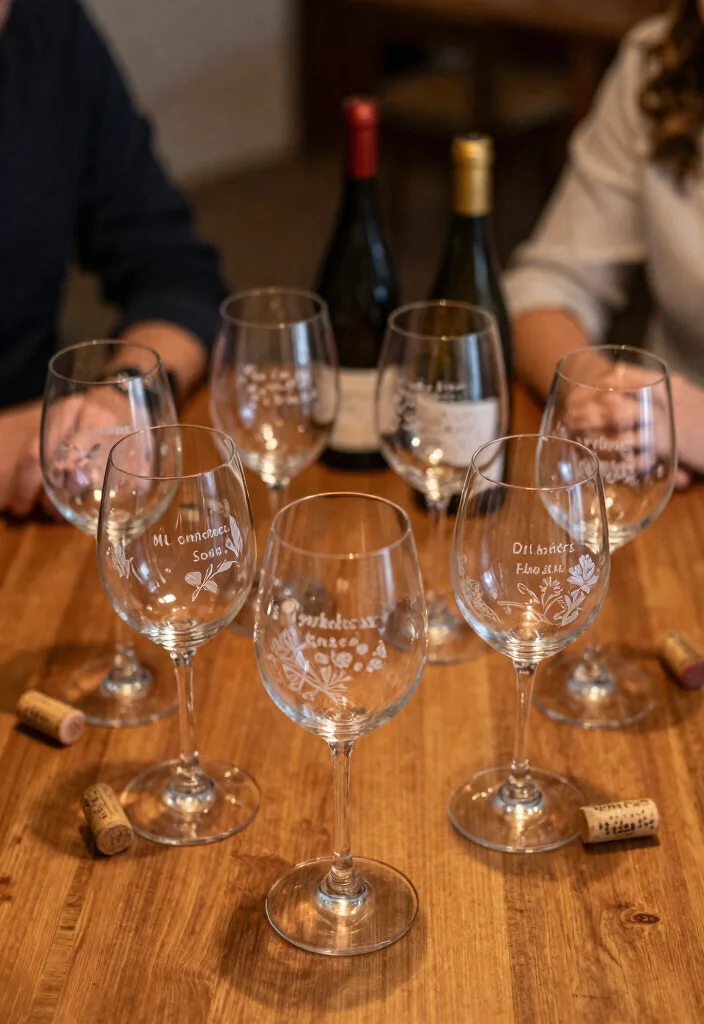 12 Bridesmaid Gift Ideas That Are Useful and Sentimental - 3. Custom Wine Glasses 1