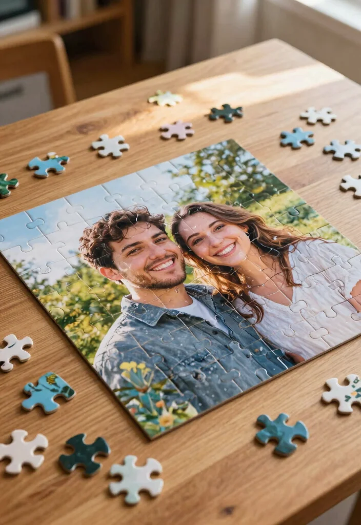 12 DIY Wedding Gift Ideas That Feel Personal and Heartfelt - 11. Custom Puzzle with a Photo 1
