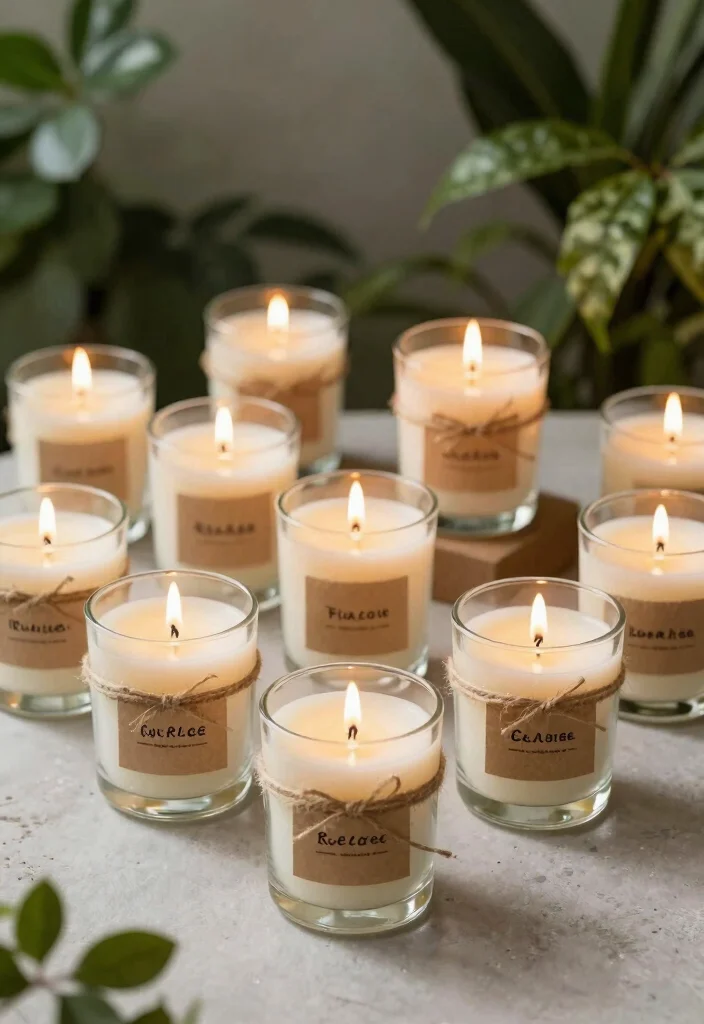 12 DIY Wedding Gift Ideas That Feel Personal and Heartfelt - 3. Custom Candle Set 1