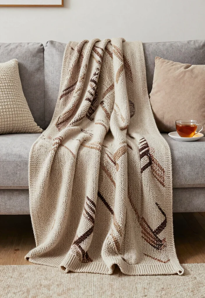 12 DIY Wedding Gift Ideas That Feel Personal and Heartfelt - 6. Handmade Throw Blanket 1