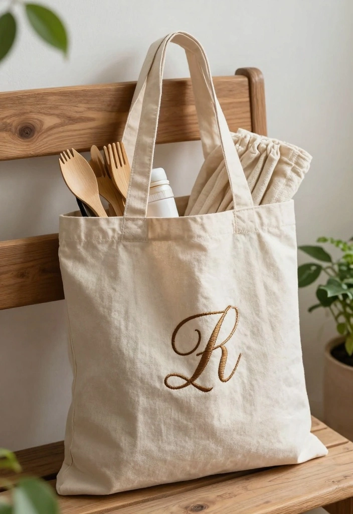 12 Eco-Friendly Bridal Shower Gift Ideas That Feel Thoughtful and Useful - 1. Personalized Reusable Tote Bags 1