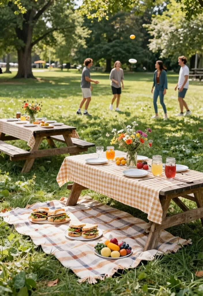 12 Engagement Party Theme Ideas That Feel Modern and Fun - 2. Rustic Outdoor Picnic 1