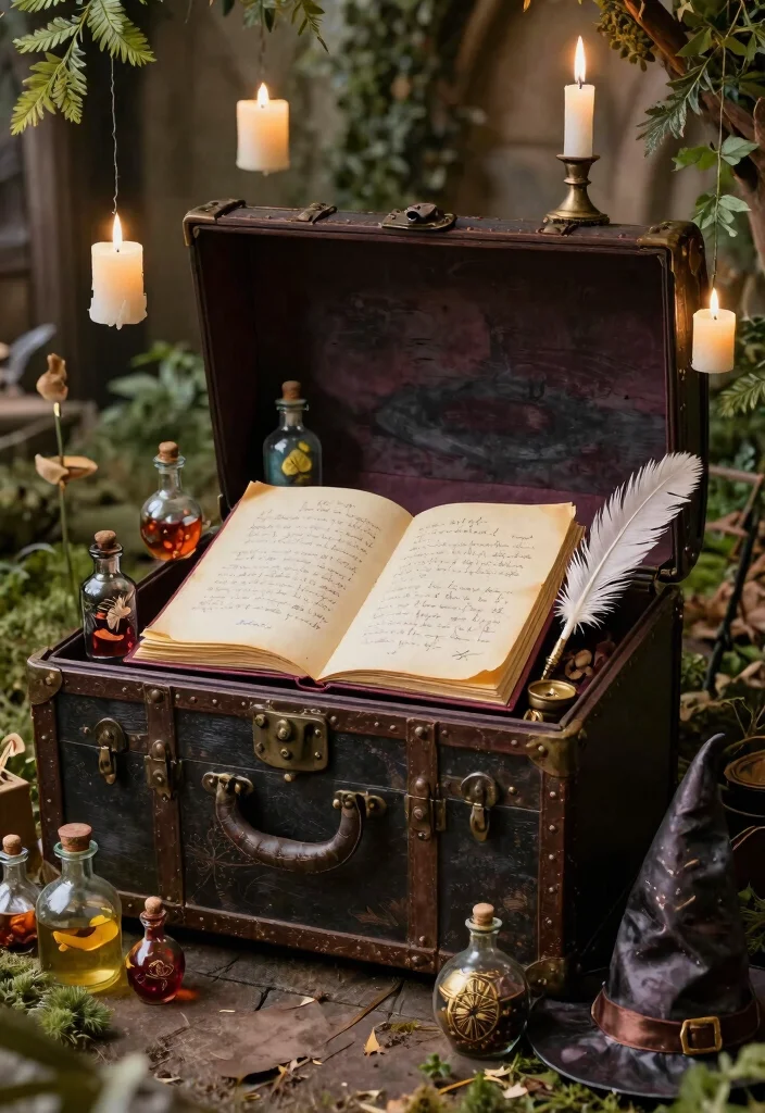 12 Harry Potter Theme Decoration Ideas for Magical Celebrations 45 12 Harry Potter Theme Decoration Ideas for Magical Celebrations - 5. Whimsical Guest Book 1