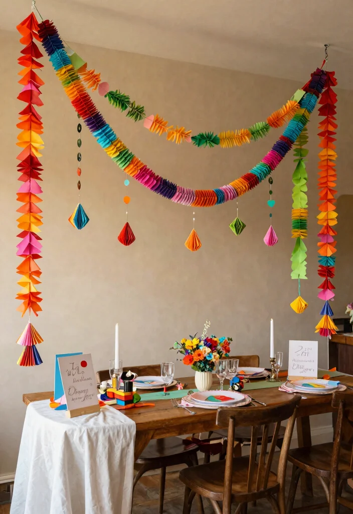 12 Indian Engagement Decoration Ideas with Modern Cultural Style - 5. Handmade Paper Decor 1