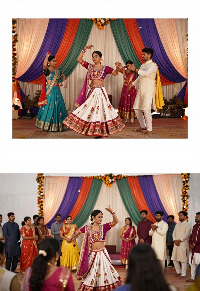 12 Indian Engagement Decoration Ideas with Modern Cultural Style - 9. Cultural Dance Performances as Decor 1