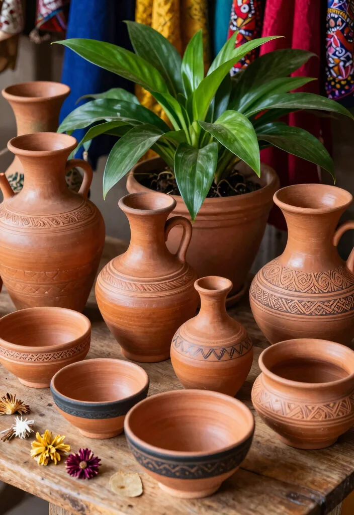 12 Indian Wedding Gift Ideas That Feel Traditional and Meaningful - 1. Handcrafted Terracotta Pottery 1