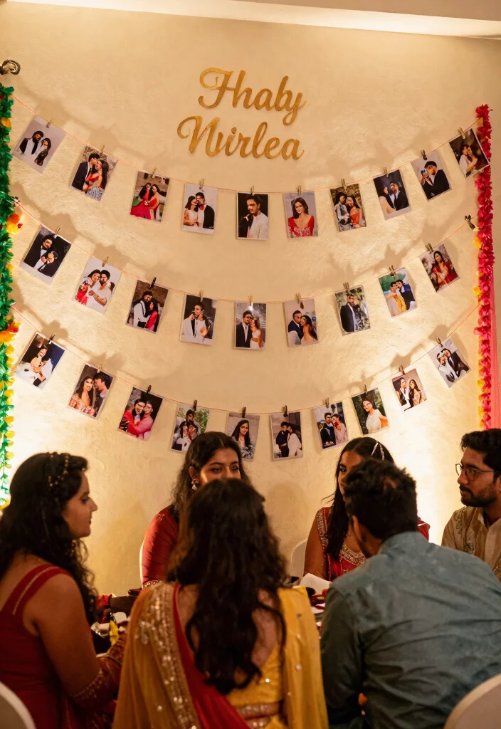 12 Mehendi Party Ideas with Colorful Decor and Fun Details - 10. Personal Touches and Custom Decor 1