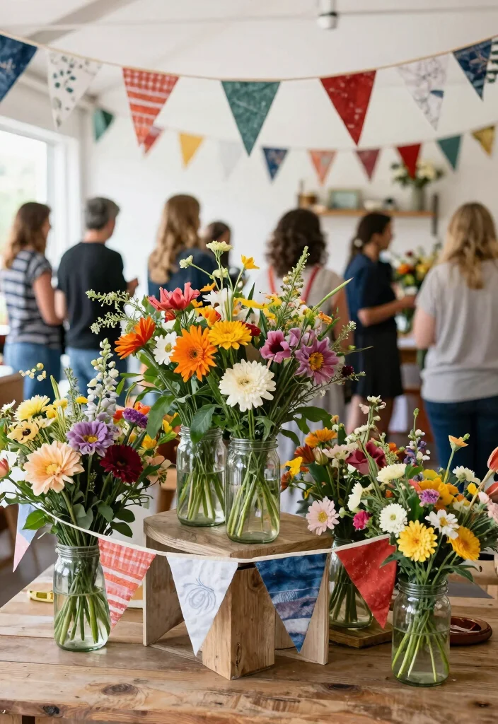 12 Mehendi Party Ideas with Colorful Decor and Fun Details - 8. Upcycled Decor Elements 1