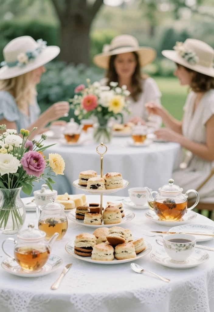 12 Outdoor Bridal Shower Ideas Perfect for Garden or Backyard Parties - 12. Garden Tea Party 1