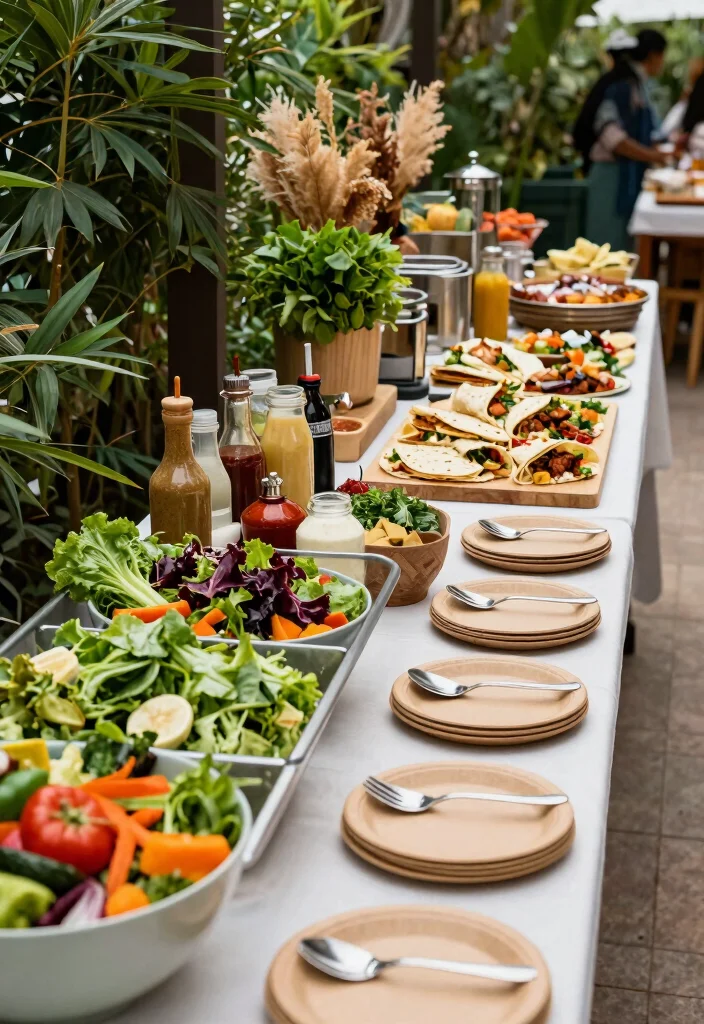 12 Outdoor Bridal Shower Ideas Perfect for Garden or Backyard Parties - 2. DIY Food Stations 1