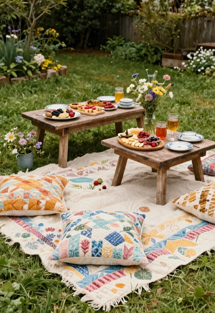 12 Outdoor Bridal Shower Ideas Perfect for Garden or Backyard Parties - 9. Vintage Picnic Vibes 1