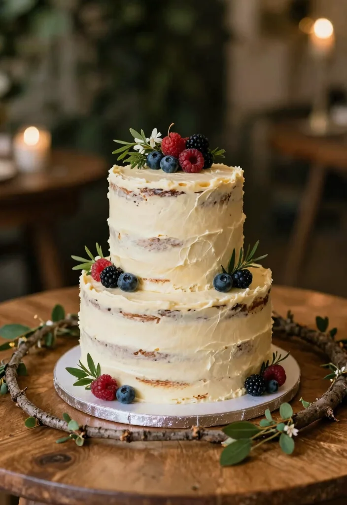 12 Simple Wedding Cake Ideas That Look Elegant Without Extra Fuss - 6. Rustic Buttercream Cake 1
