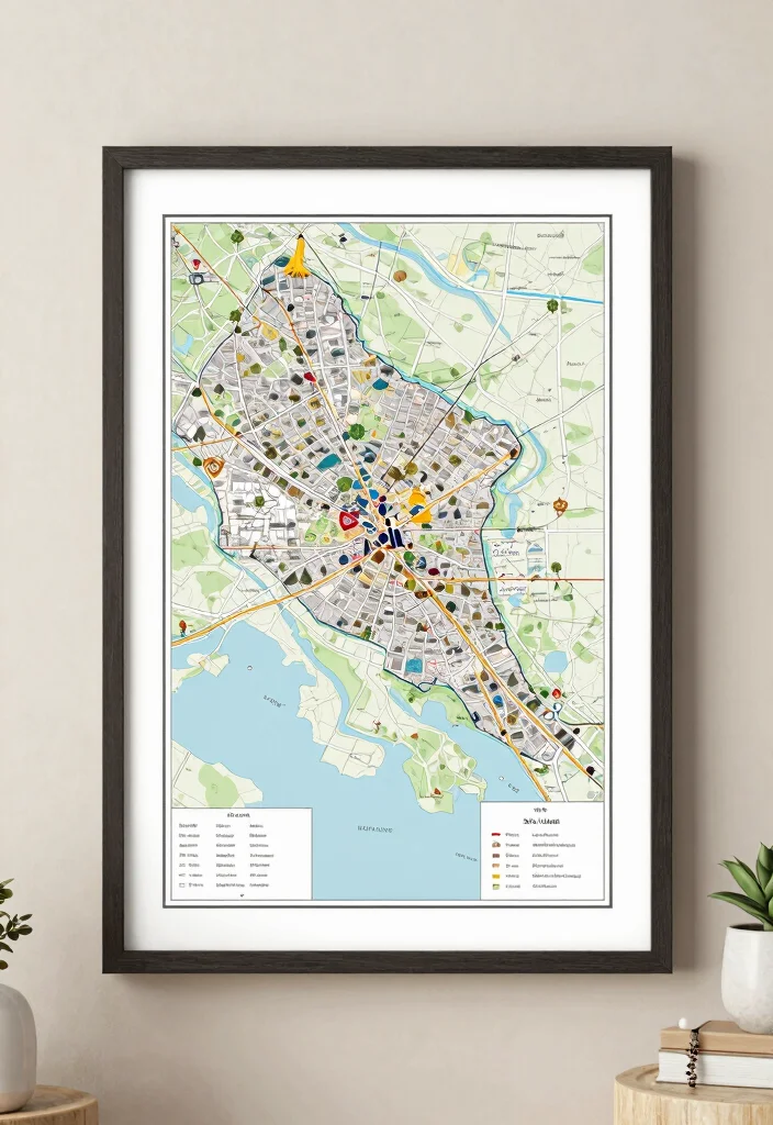 12 Wedding Gift Ideas That Are Practical, Elegant, and Memorable - 12. Custom Map Art 1