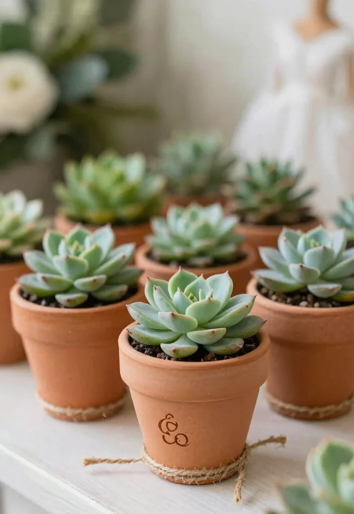 12 Wedding Return Gift Ideas That Feel Thoughtful Not Generic - 1. Potted Succulents 1