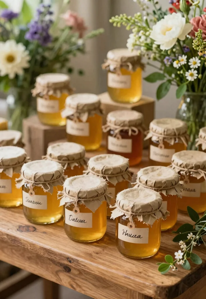 12 Wedding Return Gift Ideas That Feel Thoughtful Not Generic - 3. Local Honey Jars 1