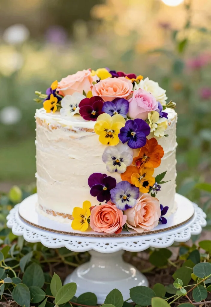 12 Quince Cake Ideas That Feel Elegant Traditional and Celebration Ready - 1. Delicate Floral Elegance