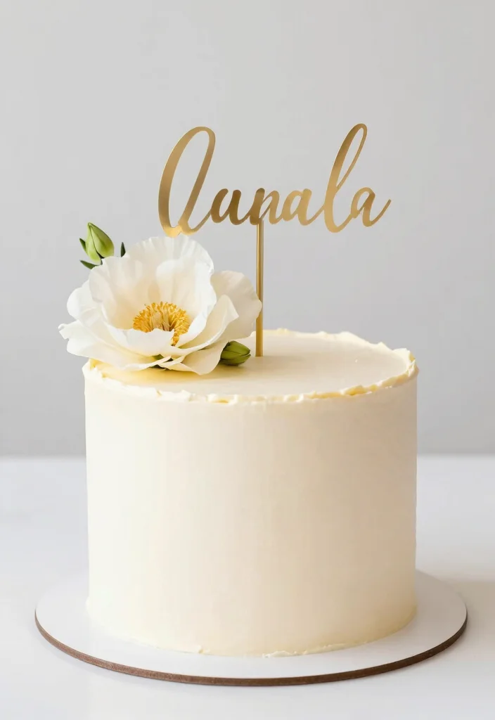 12 Quince Cake Ideas That Feel Elegant Traditional and Celebration Ready - 8. Minimalist Chic Design