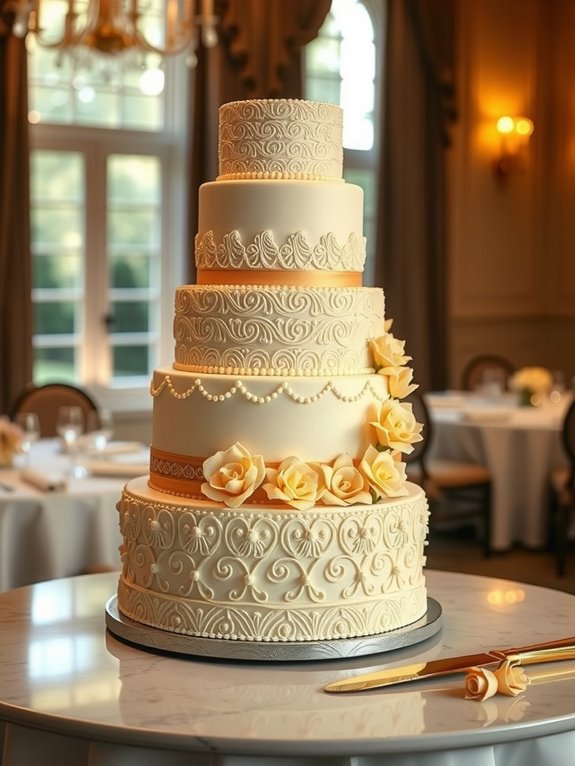 average cost of wedding cake