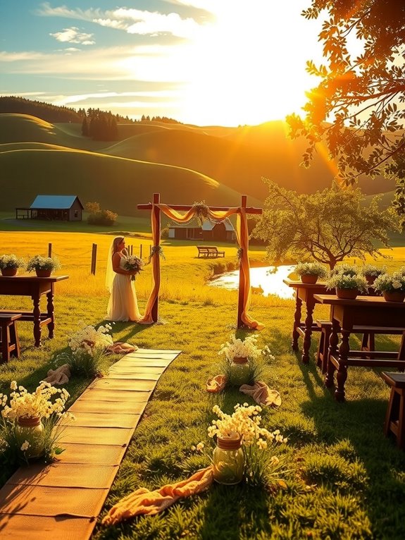 barn venue in hill country