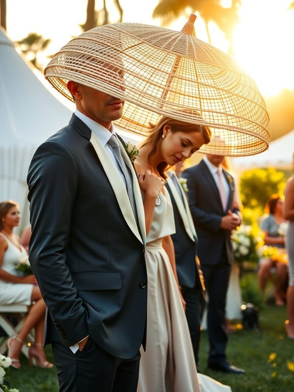 black can work at summer weddings
