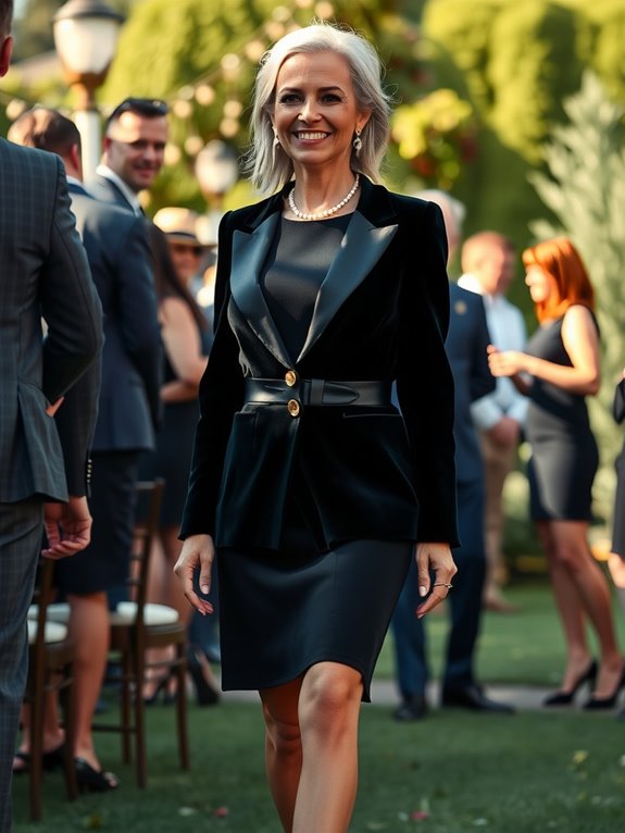black is acceptable wedding guest wear