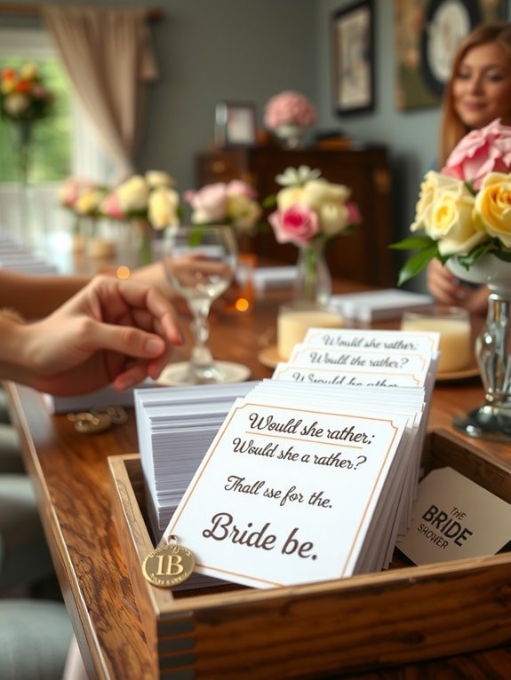 bridal shower game variations
