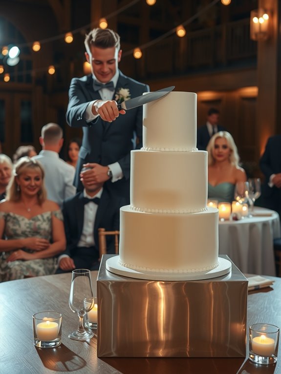 cake cutting after dinner timing plan