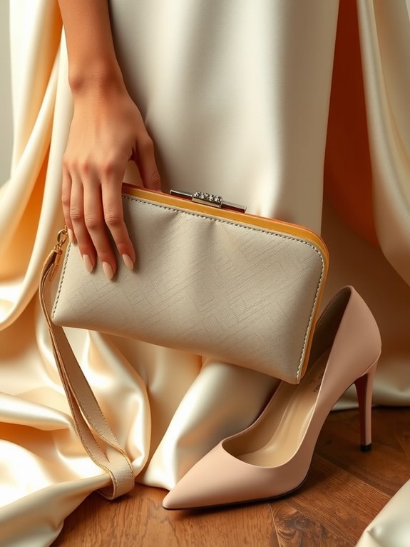 clutches and heels elevate outfits