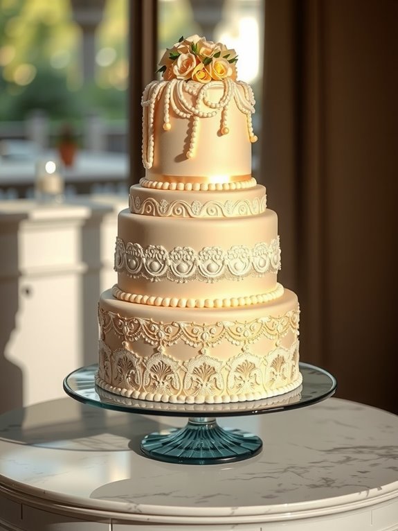 itemized wedding cake inclusions and surcharges